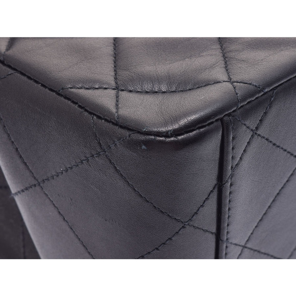 Chanel Deca Matelasse Chain Shoulder Bag Black Lambskin - Picture 5 of 9